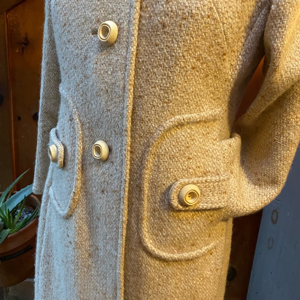 Vintage Boucle Mid Length Coat - Picture 3 of 5